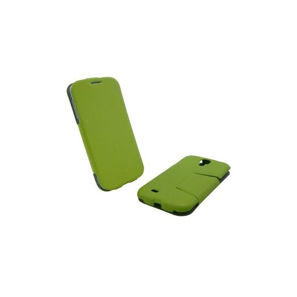 CUSTODIA FLIP BOOK SLIM per SAMSUNG I9500 GALAXY S4, I9505, I9502 CON STAND COLORE VERDE CUSTODIA FLIP BOOK SLIM per SAMSUNG I9500 GALAXY S4, I9505, I9502 CON STAND COLORE VERDE
