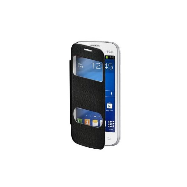 CUSTODIA FLIP ORIZZONTALE per SAMSUNG S7260 GALAXY STAR PRO CON DOPPIA FINESTRA IDENTIFICATIVO CHIAMANTE COLORE NERO CUSTODIA FLIP ORIZZONTALE per SAMSUNG S7260 GALAXY STAR PRO CON DOPPIA FINESTRA IDENTIFICATIVO CHIAMANTE COLORE NERO