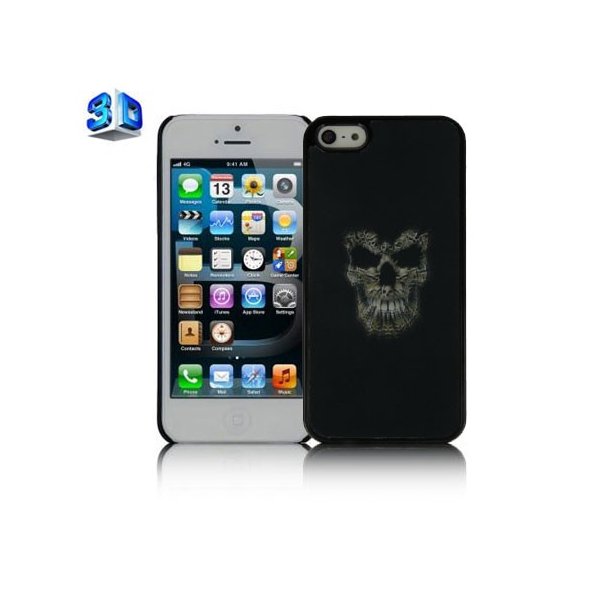 CUSTODIA per APPLE IPHONE SE, IPHONE 5S, IPHONE 5 - BACK RIGIDA 3D FANTASIA TESCHIO CON DENTRO ALTRI TESCHI CUSTODIA per APPLE IPHONE SE, IPHONE 5S, IPHONE 5 - BACK RIGIDA 3D FANTASIA TESCHIO CON DENTRO ALTRI TESCHI