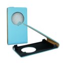 CUSTODIA FLIP SLIM VERTICALE PELLE per NOKIA LUMIA 1020, EOS, 909, RM-875, RM-877, RM-876 COLORE AZZURRO CUSTODIA FLIP SLIM VERTICALE PELLE per NOKIA LUMIA 1020, EOS, 909, RM-875, RM-877, RM-876 COLORE AZZURRO