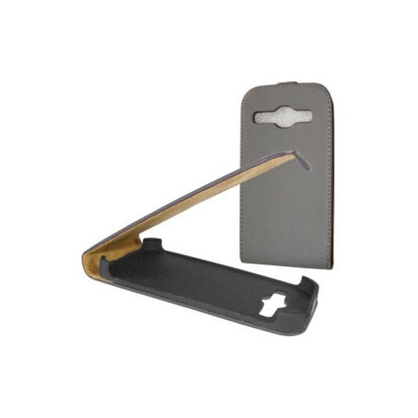 CUSTODIA FLIP VERTICALE SLIM PELLE per SAMSUNG I8260 GALAXY CORE, I8262 GALAXY CORE DUOS COLORE GRIGIO CUSTODIA FLIP VERTICALE SLIM PELLE per SAMSUNG I8260 GALAXY CORE, I8262 GALAXY CORE DUOS COLORE GRIGIO