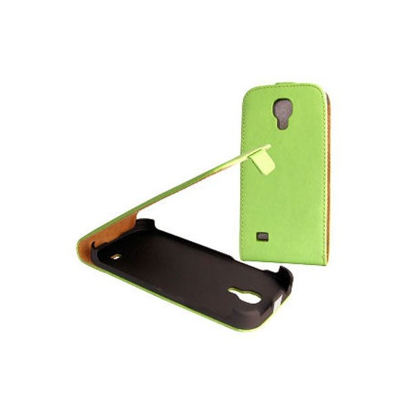 CUSTODIA FLIP VERTICALE SLIM PELLE per SAMSUNG I9190 GALAXY S4 MINI, I9192, I9195 COLORE VERDE CUSTODIA FLIP VERTICALE SLIM PELLE per SAMSUNG I9190 GALAXY S4 MINI, I9192, I9195 COLORE VERDE
