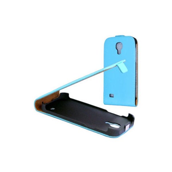 CUSTODIA FLIP VERTICALE SLIM PELLE per SAMSUNG I9190 GALAXY S4 MINI, I9192, I9195 COLORE AZZURRO CUSTODIA FLIP VERTICALE SLIM PELLE per SAMSUNG I9190 GALAXY S4 MINI, I9192, I9195 COLORE AZZURRO