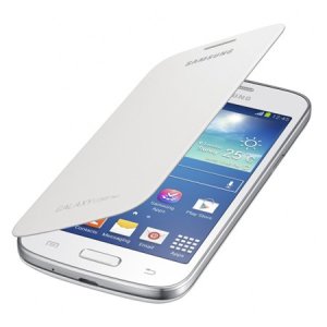 CUSTODIA FLIP COVER ORIGINALE SAMSUNG COLORE BIANCO per G3500 GALAXY CORE PLUS EF-FG350NWEGWW BLISTER