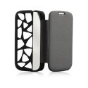 CUSTODIA FLIP ORIZZONTALE per SAMSUNG I9500 GALAXY S4 CON PARTE POSTERIORE FORATA E SPECCHIETTO LATERALE COLORE NERO CUSTODIA FLIP ORIZZONTALE per SAMSUNG I9500 GALAXY S4 CON PARTE POSTERIORE FORATA E SPECCHIETTO LATERALE COLORE NERO