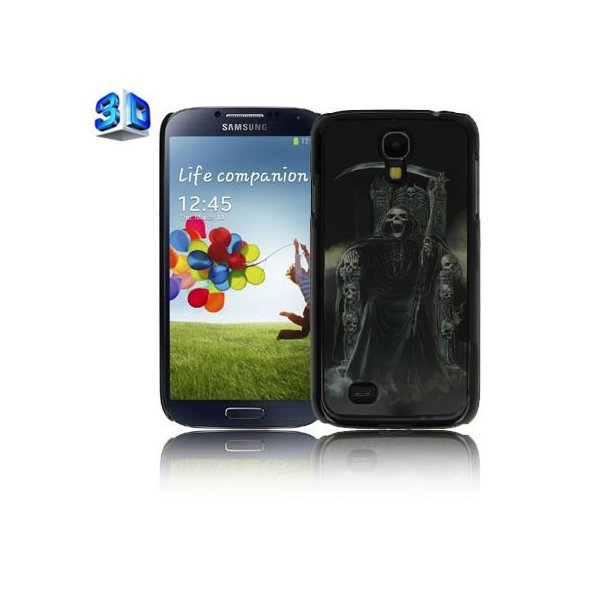 CUSTODIA BACK RIGIDA IN 3D per SAMSUNG I9500 GALAXY S4, I9505, I9502 FANTASIA SCHELETRO SEDUTO CON FALCE CUSTODIA BACK RIGIDA IN 3D per SAMSUNG I9500 GALAXY S4, I9505, I9502 FANTASIA SCHELETRO SEDUTO CON FALCE