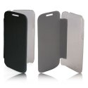 CUSTODIA FLIP ORIZZONTALE PELLE per SAMSUNG I8260 GALAXY CORE, I8262 COLORE NERO CON PARTE POSTERIORE RIGIDA TRASPARENTE CUSTODIA FLIP ORIZZONTALE PELLE per SAMSUNG I8260 GALAXY CORE, I8262 COLORE NERO CON PARTE POSTERIORE RIGIDA TRASPARENTE