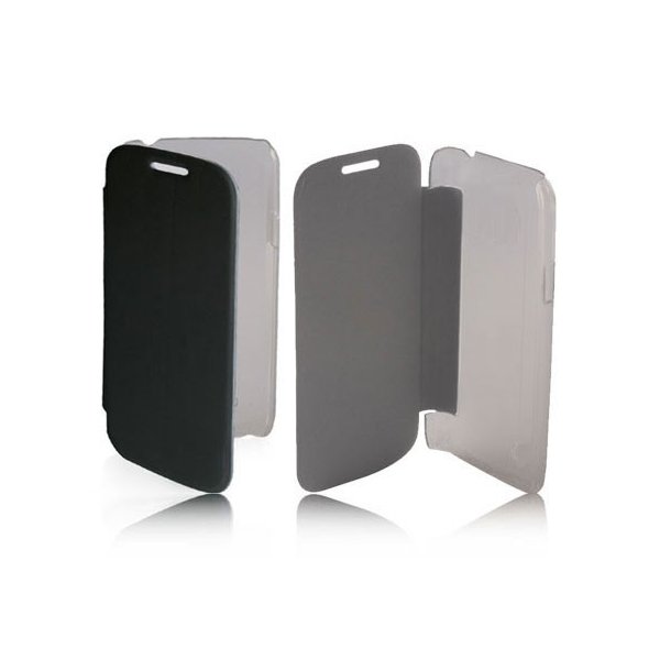 CUSTODIA FLIP ORIZZONTALE PELLE per SAMSUNG I8260 GALAXY CORE, I8262 COLORE NERO CON PARTE POSTERIORE RIGIDA TRASPARENTE CUSTODIA FLIP ORIZZONTALE PELLE per SAMSUNG I8260 GALAXY CORE, I8262 COLORE NERO CON PARTE POSTERIORE RIGIDA TRASPARENTE