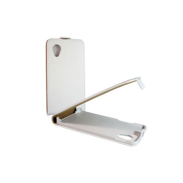 CUSTODIA per LG NEXUS 5 (D820) FLIP VERTICALE SLIM SIMILPELLE COLORE BIANCO CUSTODIA per LG NEXUS 5 (D820) FLIP VERTICALE SLIM SIMILPELLE COLORE BIANCO