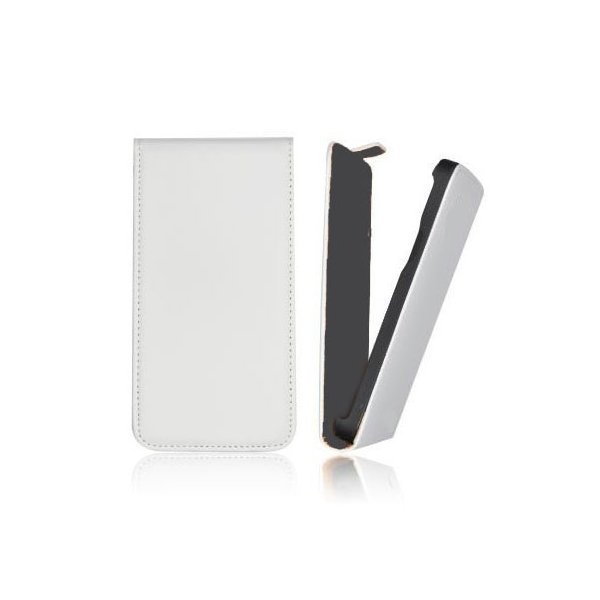 CUSTODIA FLIP VERTICALE SLIM PELLE per NOKIA LUMIA 620 COLORE BIANCO CUSTODIA FLIP VERTICALE SLIM PELLE per NOKIA LUMIA 620 COLORE BIANCO