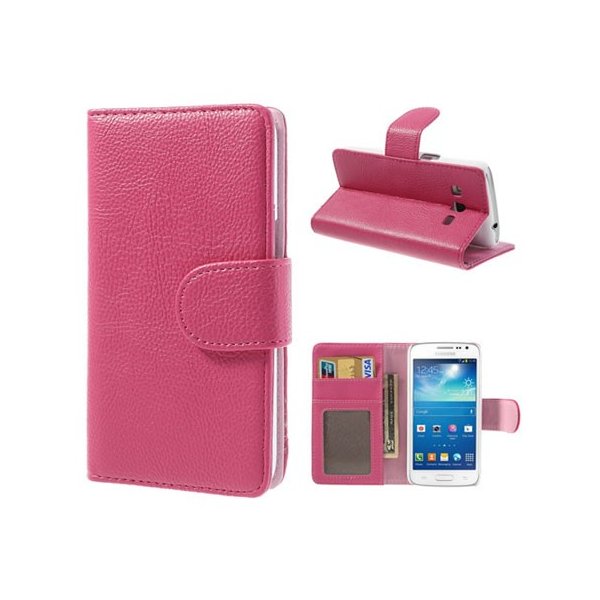 CUSTODIA FLIP ORIZZONTALE PELLE RUVIDA per SAMSUNG G3815 GALAXY EXPRESS 2 CON STAND E TASCHE PORTA CARTE COLORE ROSA CUSTODIA FLIP ORIZZONTALE PELLE RUVIDA per SAMSUNG G3815 GALAXY EXPRESS 2 CON STAND E TASCHE PORTA CARTE COLORE ROSA