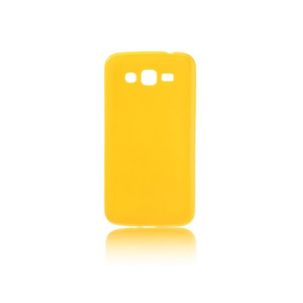 CUSTODIA GEL TPU SILICONE per SAMSUNG G7106 GALAXY GRAND 2, G7100, G7102, G7105 COLORE GIALLO