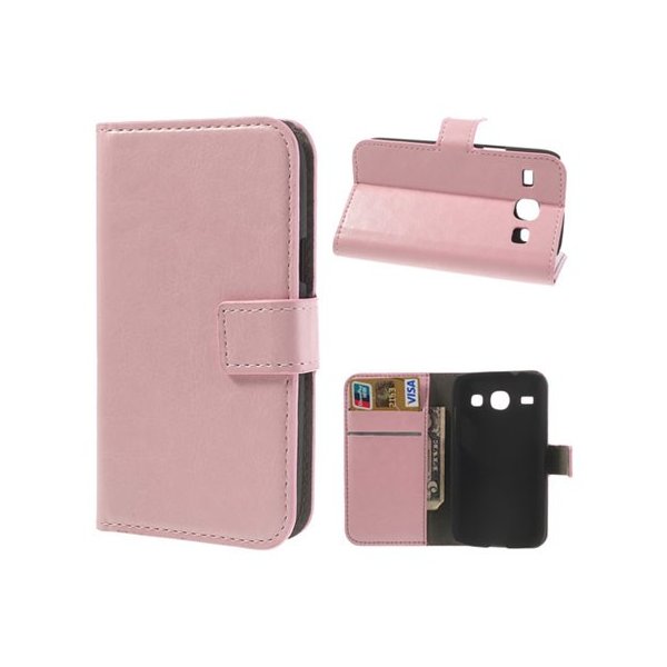 CUSTODIA FLIP ORIZZONTALE PELLE per SAMSUNG I8260 GALAXY CORE, I8262 CON STAND E TASCHE PORTA CARTE COLORE ROSA CUSTODIA FLIP ORIZZONTALE PELLE per SAMSUNG I8260 GALAXY CORE, I8262 CON STAND E TASCHE PORTA CARTE COLORE ROSA