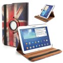 CUSTODIA BOOK PELLE GIREVOLE per SAMSUNG P5200 GALAXY TAB 3 10.1, P5210, 10.1" POLLICI FANTASIA BANDIERA UK ANTICATA CUSTODIA BOOK PELLE GIREVOLE per SAMSUNG P5200 GALAXY TAB 3 10.1, P5210, 10.1" POLLICI FANTASIA BANDIERA UK ANTICATA