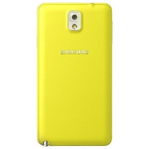 BACK COVER ORIGINALE SAMSUNG COLORE GIALLO per N9000 GALAXY NOTE 3 ET-BN900SGEGWW BLISTER