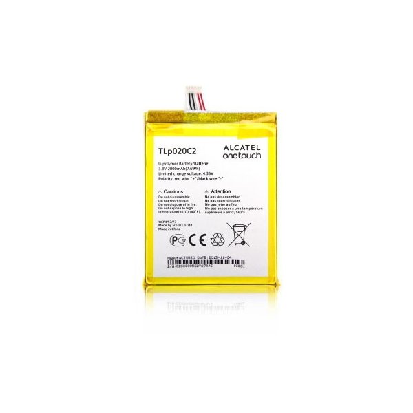 BATTERIA ORIGINALE ALCATEL TLP020C2 per ONE TOUCH IDOL X SLATE 6040D 2000 mAh LI-ION BULK BATTERIA ORIGINALE ALCATEL TLP020C2 per ONE TOUCH IDOL X SLATE 6040D 2000 mAh LI-ION BULK
