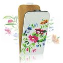 CUSTODIA FLIP VERTICALE SLIM PELLE per SAMSUNG S7562 GALAXY S DUOS, S7560 GALAXY TREND, S7580 FANTASIA FIORI COLORATI CUSTODIA FLIP VERTICALE SLIM PELLE per SAMSUNG S7562 GALAXY S DUOS, S7560 GALAXY TREND, S7580 FANTASIA FIORI COLORATI