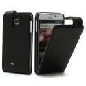 CUSTODIA FLIP VERTICALE PELLE per LG OPTIMUS F5, P875 COLORE NERO CUSTODIA FLIP VERTICALE PELLE per LG OPTIMUS F5, P875 COLORE NERO