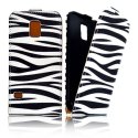 CUSTODIA FLIP VERTICALE SLIM SIMILPELLE per SAMSUNG G900F GALAXY S5, GALAXY S5 NEO G903F, GALAXY S5 PLUS FANTASIA ZEBRA CUSTODIA FLIP VERTICALE SLIM SIMILPELLE per SAMSUNG G900F GALAXY S5, GALAXY S5 NEO G903F, GALAXY S5 PLUS FANTASIA ZEBRA