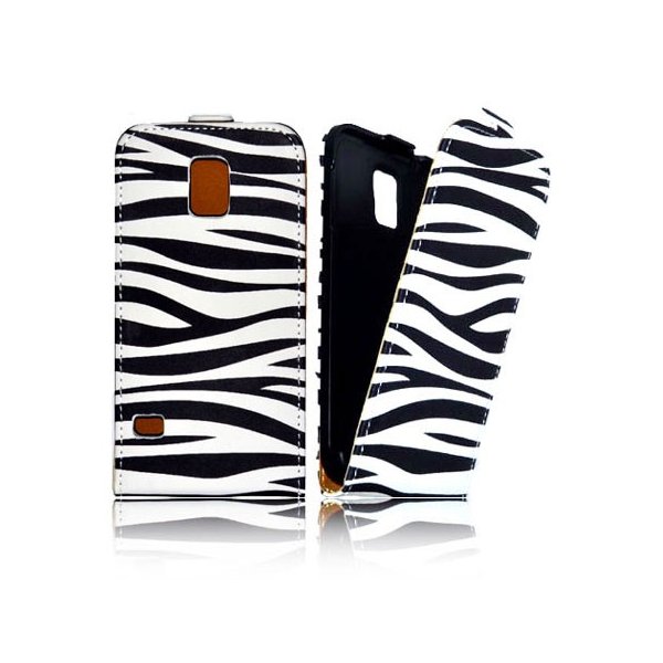 CUSTODIA FLIP VERTICALE SLIM SIMILPELLE per SAMSUNG G900F GALAXY S5, GALAXY S5 NEO G903F, GALAXY S5 PLUS FANTASIA ZEBRA CUSTODIA FLIP VERTICALE SLIM SIMILPELLE per SAMSUNG G900F GALAXY S5, GALAXY S5 NEO G903F, GALAXY S5 PLUS FANTASIA ZEBRA