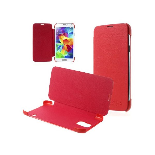 CUSTODIA FLIP ORIZZONTALE per SAMSUNG G900F GALAXY S5, GALAXY S5 NEO G903F, GALAXY S5 PLUS COLORE ROSSO (NO RIMOZIONE COVER) CUSTODIA FLIP ORIZZONTALE per SAMSUNG G900F GALAXY S5, GALAXY S5 NEO G903F, GALAXY S5 PLUS COLORE ROSSO (NO RIMOZIONE COVER)
