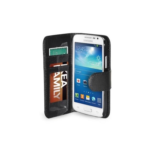 CUSTODIA FLIP ORIZZONTALE PELLE per SAMSUNG G3815 GALAXY EXPRESS 2 CON TASCHE PORTA CARTE COLORE NERO CUSTODIA FLIP ORIZZONTALE PELLE per SAMSUNG G3815 GALAXY EXPRESS 2 CON TASCHE PORTA CARTE COLORE NERO