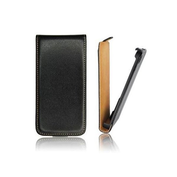 CUSTODIA FLIP VERTICALE SLIM PELLE per LG L70 D320N, L70 DUAL SIM D325 COLORE NERO CUSTODIA FLIP VERTICALE SLIM PELLE per LG L70 D320N, L70 DUAL SIM D325 COLORE NERO