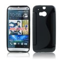 CUSTODIA GEL TPU SILICONE DOUBLE per HTC ONE 2 ( M8 ), ONE M8s COLORE NERO CUSTODIA GEL TPU SILICONE DOUBLE per HTC ONE 2 ( M8 ), ONE M8s COLORE NERO