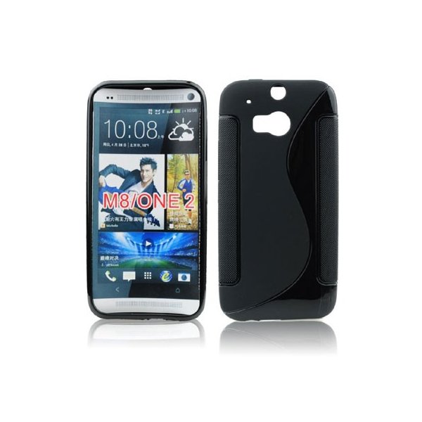 CUSTODIA GEL TPU SILICONE DOUBLE per HTC ONE 2 ( M8 ), ONE M8s COLORE NERO CUSTODIA GEL TPU SILICONE DOUBLE per HTC ONE 2 ( M8 ), ONE M8s COLORE NERO