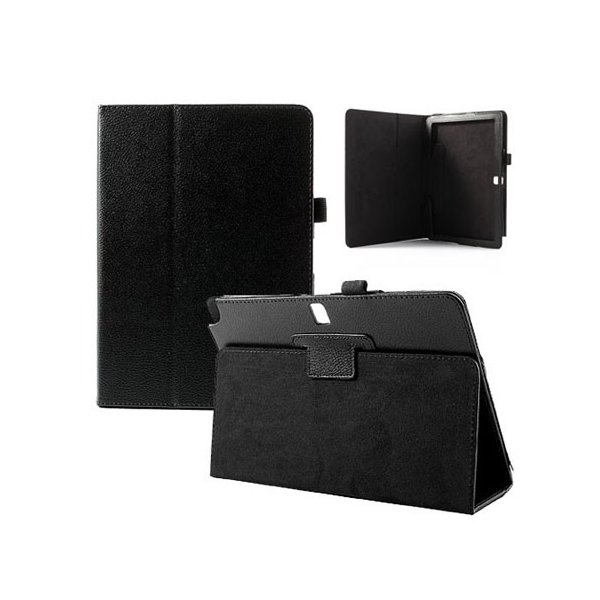 CUSTODIA BOOK ORIZZONTALE PELLE per SAMSUNG GALAXY NOTE 10.1" (2014 EDITION) CON STAND E PORTA PENNA NERO CUSTODIA BOOK ORIZZONTALE PELLE per SAMSUNG GALAXY NOTE 10.1" (2014 EDITION) CON STAND E PORTA PENNA NERO