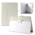 CUSTODIA BOOK ORIZZONTALE PELLE per SAMSUNG GALAXY NOTE 10.1" (2014 EDITION) CON STAND E PORTA PENNA BIANCO CUSTODIA BOOK ORIZZONTALE PELLE per SAMSUNG GALAXY NOTE 10.1" (2014 EDITION) CON STAND E PORTA PENNA BIANCO