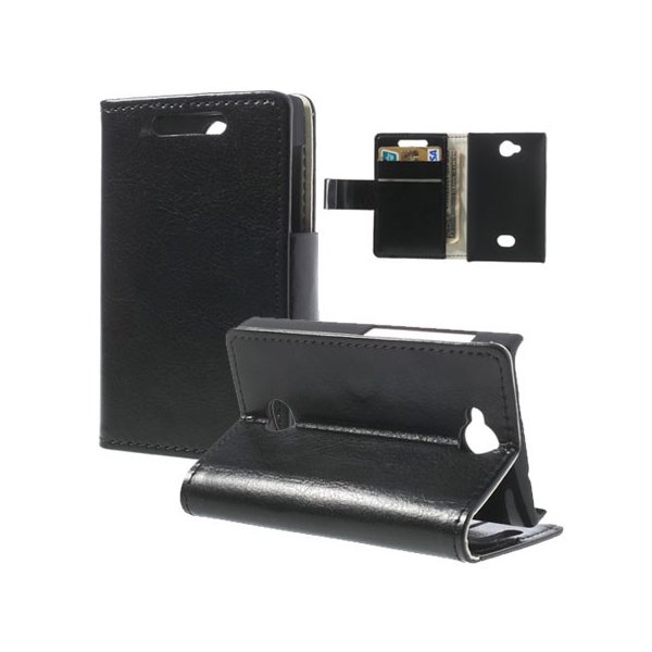 CUSTODIA FLIP ORIZZONTALE BOOK per NOKIA ASHA 503 CON STAND E TASCHE PORTA CARTE COLORE NERO CUSTODIA FLIP ORIZZONTALE BOOK per NOKIA ASHA 503 CON STAND E TASCHE PORTA CARTE COLORE NERO