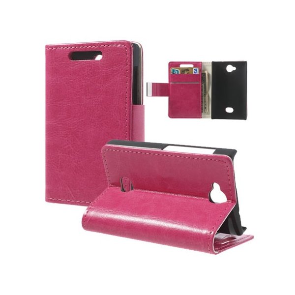 CUSTODIA FLIP ORIZZONTALE BOOK per NOKIA ASHA 503 CON STAND E TASCHE PORTA CARTE COLORE FUCSIA CUSTODIA FLIP ORIZZONTALE BOOK per NOKIA ASHA 503 CON STAND E TASCHE PORTA CARTE COLORE FUCSIA