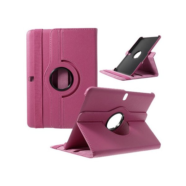 CUSTODIA BOOK PELLE GIREVOLE per SAMSUNG GALAXY TAB PRO 10.1, SM-T520, SM-T525 CON STAND E CHIUSURA ELASTICO COLORE FUCSIA CUSTODIA BOOK PELLE GIREVOLE per SAMSUNG GALAXY TAB PRO 10.1, SM-T520, SM-T525 CON STAND E CHIUSURA ELASTICO COLORE FUCSIA