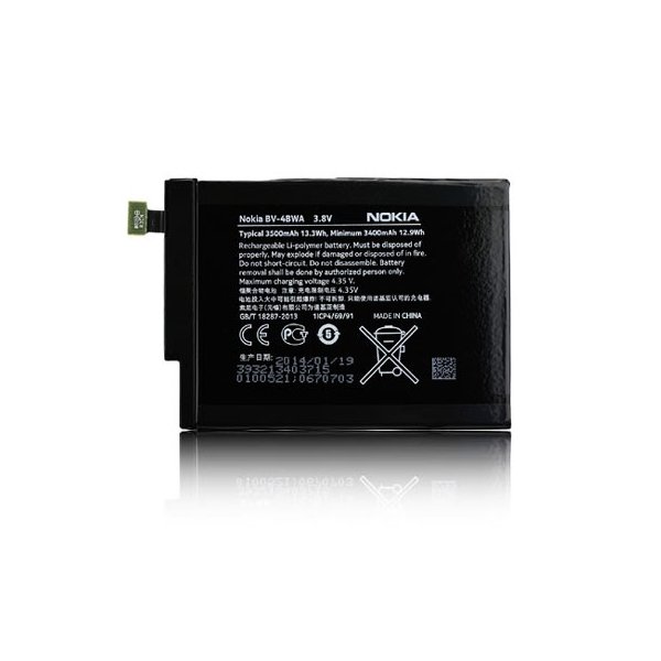 BATTERIA ORIGINALE NOKIA BV-4BWA per LUMIA 1320 - 3400 mAh LI-ION BULK BATTERIA ORIGINALE NOKIA BV-4BWA per LUMIA 1320 - 3400 mAh LI-ION BULK