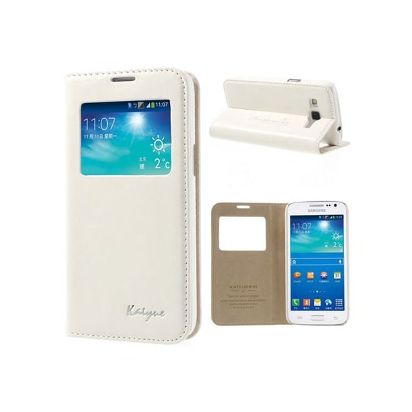 CUSTODIA FLIP ORIZZONTALE PELLE per SAMSUNG G3812 GALAXY WIN PRO CON FINESTRA ID, STAND E TASCHE PORTA CARTE COLORE BIANCO CUSTODIA FLIP ORIZZONTALE PELLE per SAMSUNG G3812 GALAXY WIN PRO CON FINESTRA ID, STAND E TASCHE PORTA CARTE COLORE BIANCO