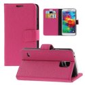 CUSTODIA FLIP ORIZZONTALE SIMILPELLE RUVIDA per SAMSUNG G900 GALAXY S5, S5 NEO G903F CON STAND E PORTA CARTE COLORE FUCSIA CUSTODIA FLIP ORIZZONTALE SIMILPELLE RUVIDA per SAMSUNG G900 GALAXY S5, S5 NEO G903F CON STAND E PORTA CARTE COLORE FUCSIA