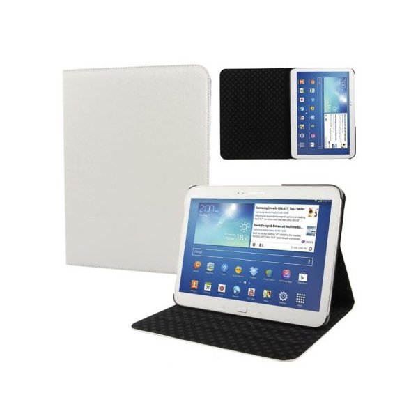 CUSTODIA BOOK ORIZZONTALE PELLE per SAMSUNG P5200 GALAXY TAB 3 10.1, P5210 CON STAND COLORE BIANCO EFFETTO LINO CUSTODIA BOOK ORIZZONTALE PELLE per SAMSUNG P5200 GALAXY TAB 3 10.1, P5210 CON STAND COLORE BIANCO EFFETTO LINO