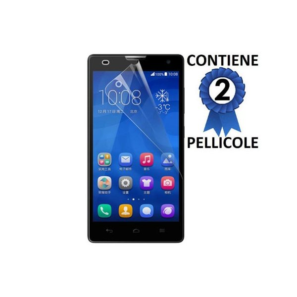 PELLICOLA PROTEGGI DISPLAY per HUAWEI HONOR 3C CONFEZIONE 2 PEZZI PELLICOLA PROTEGGI DISPLAY per HUAWEI HONOR 3C CONFEZIONE 2 PEZZI