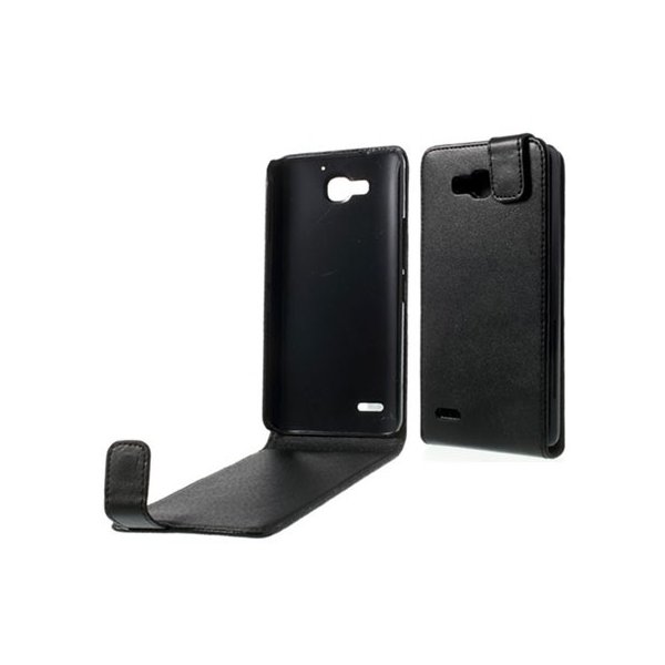 CUSTODIA FLIP VERTICALE PELLE per HUAWEI HONOR 3X, G750 COLORE NERO CUSTODIA FLIP VERTICALE PELLE per HUAWEI HONOR 3X, G750 COLORE NERO