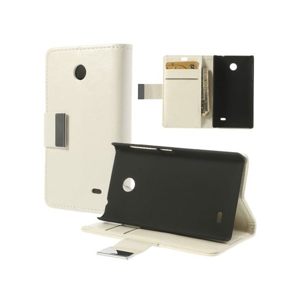 CUSTODIA FLIP ORIZZONTALE PELLE per NOKIA X, X+ CON STAND E TASCHE PORTA CARTE COLORE BIANCO CUSTODIA FLIP ORIZZONTALE PELLE per NOKIA X, X+ CON STAND E TASCHE PORTA CARTE COLORE BIANCO
