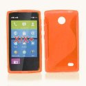 CUSTODIA GEL TPU SILICONE DOUBLE per NOKIA X, X+ COLORE ARANCIONE CUSTODIA GEL TPU SILICONE DOUBLE per NOKIA X, X+ COLORE ARANCIONE