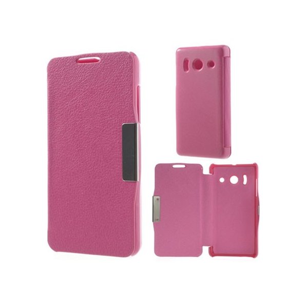 CUSTODIA FLIP ORIZZONTALE per HUAWEI ASCEND Y300, U8833 COLORE ROSA CUSTODIA FLIP ORIZZONTALE per HUAWEI ASCEND Y300, U8833 COLORE ROSA