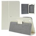 CUSTODIA BOOK ORIZZONTALE PELLE per LENOVO IDEA TAB S5000, 7" POLLICI CON STAND COLORE BIANCO CUSTODIA BOOK ORIZZONTALE PELLE per LENOVO IDEA TAB S5000, 7" POLLICI CON STAND COLORE BIANCO