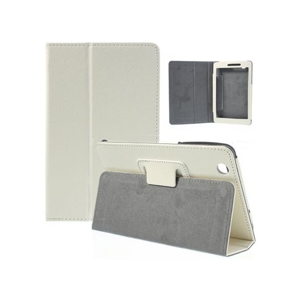 CUSTODIA BOOK ORIZZONTALE PELLE per LENOVO IDEA TAB S5000, 7" POLLICI CON STAND COLORE BIANCO CUSTODIA BOOK ORIZZONTALE PELLE per LENOVO IDEA TAB S5000, 7" POLLICI CON STAND COLORE BIANCO