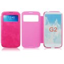 CUSTODIA FLIP ORIZZONTALE CON FINESTRA ID per LG OPTIMUS G2, D802, D802TA, D803 COLORE ROSA (NO RIMOZIONE COVER) CUSTODIA FLIP ORIZZONTALE CON FINESTRA ID per LG OPTIMUS G2, D802, D802TA, D803 COLORE ROSA (NO RIMOZIONE COVER)