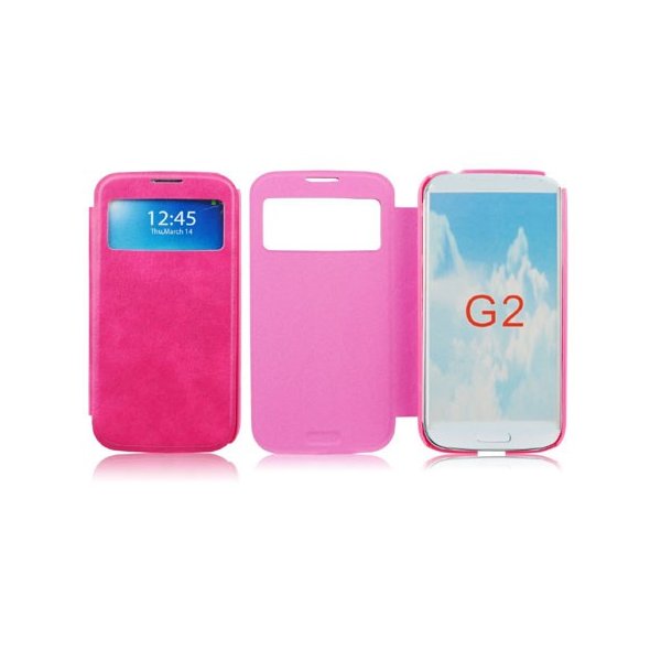 CUSTODIA FLIP ORIZZONTALE CON FINESTRA ID per LG OPTIMUS G2, D802, D802TA, D803 COLORE ROSA (NO RIMOZIONE COVER) CUSTODIA FLIP ORIZZONTALE CON FINESTRA ID per LG OPTIMUS G2, D802, D802TA, D803 COLORE ROSA (NO RIMOZIONE COVER)