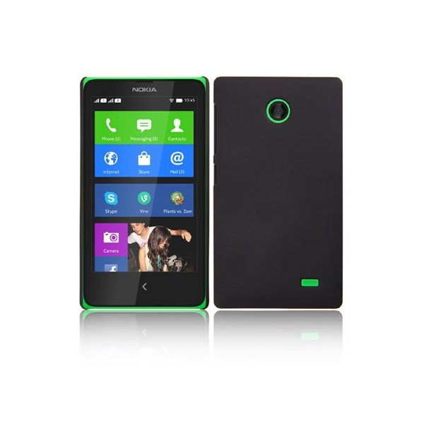 CUSTODIA BACK RIGIDA per NOKIA X, X+ COLORE NERO CUSTODIA BACK RIGIDA per NOKIA X, X+ COLORE NERO