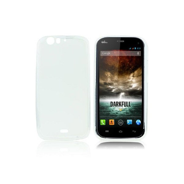 CUSTODIA GEL TPU SILICONE per WIKO DARKFULL HELL COLORE BIANCO-TRASPARENTE CUSTODIA GEL TPU SILICONE per WIKO DARKFULL HELL COLORE BIANCO-TRASPARENTE