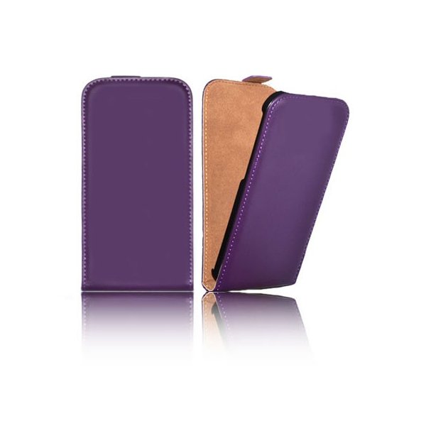 CUSTODIA FLIP VERTICALE SLIM PELLE per LG G2 MINI COLORE VIOLA CUSTODIA FLIP VERTICALE SLIM PELLE per LG G2 MINI COLORE VIOLA